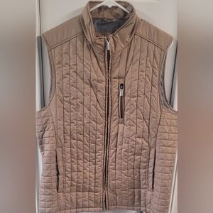 Men's JOHNSTON and MURPHY Tan Puffer Vest